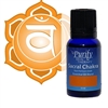 Chakra Sacral, Blend of 100% Pure Premium Grade, Certified Organic and Wildcrafted Essential Oils, 15 ml