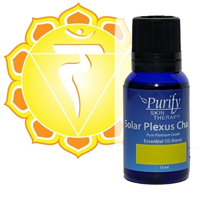 Solar Plexus Chakra Essential Oil Blend | Certified Pure Organic Essential Oil Blend | Purify Skin Therapy