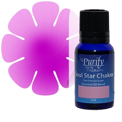 Chakra Soul Star Essential Oil Blend | Certified Pure Organic Essential Oil Blend | Purify Skin Therapy