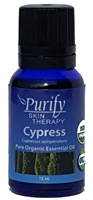 100% Pure Premium Grade, USDA Certified Organic Cypress Essential Oil by Purify Skin Therapy