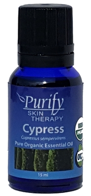 100% Pure Premium Grade, USDA Certified Organic Cypress Essential Oil by Purify Skin Therapy