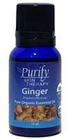 Certified Pure Premium Grade Ginger Essential Oil | USDA Certified | Purify Skin Therapy
