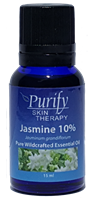 100% Pure Premium Grade, Wildcrafted Jasmine and 100% Pure Premium Grade Jojoba Oil by Purify Skin Therapy