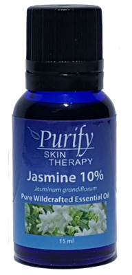 100% Pure Premium Grade, Wildcrafted Jasmine and 100% Pure Premium Grade Jojoba Oil by Purify Skin Therapy