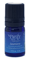 Certified Organic & Wildcrafted Premium Jasmine Essential Oil by Purify Skin Therapy