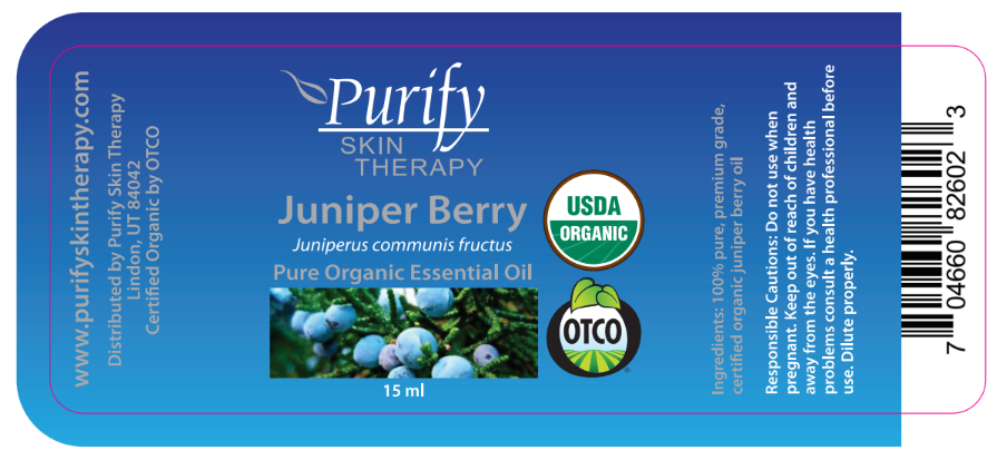 Certified Organic Juniper Berry Essential Oil
