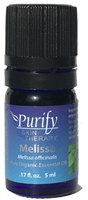 Certified Organic & Wildcrafted Premium Melissa Essential Oil by Purify Skin Therapy