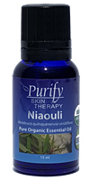 Certified Organic & Wildcrafted Premium Niaouli Essential Oil by Purify Skin Therapy