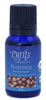 Certified Organic & Wildcrafted Premium Nutmeg Essential Oil by Purify Skin Therapy