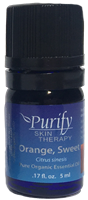 100% Pure Premium Grade, USDA Certified Organic Orange Essential Oil by Purify Skin Therapy