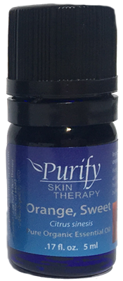 100% Pure Premium Grade, USDA Certified Organic Orange Essential Oil by Purify Skin Therapy