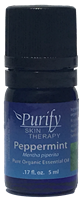 Certified Organic & Wildcrafted Premium Peppermint Essential Oil by Purify Skin Therapy