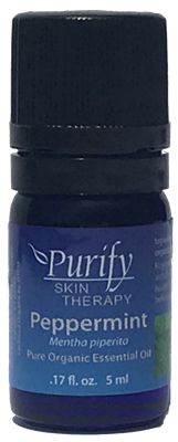 Certified Organic & Wildcrafted Premium Peppermint Essential Oil by Purify Skin Therapy