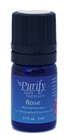 Certified Organic & Wildcrafted Premium Therapeutic Grade Rose Essential Oil | Purify Skin Therapy