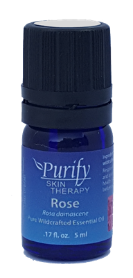 Certified Organic & Wildcrafted Premium Therapeutic Grade Rose Essential Oil | Purify Skin Therapy