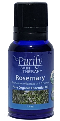 100% Pure Premium Grade, USDA Certified Organic Rosemary Essential Oil by Purify Skin Therapy