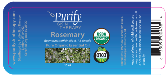 US Organic Rosemary Essential Oil, 100% Pure Certified USDA Organic