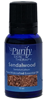 100% Pure Premium Grade, Wildcrafted Sandalwood Essential Oil by Purify Skin Therapy