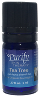 100% Pure Premium Grade, USDA Certified Organic Tea Tree Essential Oil by Purify Skin Therapy, Melaleuca, Melaleuca alternifolia