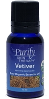 100% Pure Premium Grade, USDA Certified Organic Vetiver Essential Oil by Purify Skin Therapy