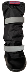 Tall Dog Boots - Hi Toppers in Black