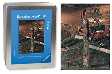 â€œThe Last WTC Beamâ€ Puzzle <br/>1000-Pieces in a Collectorâ€™s Tin<br/>Final Size: 27 in. x 20 in.<br/> Ravensburger Puzzles