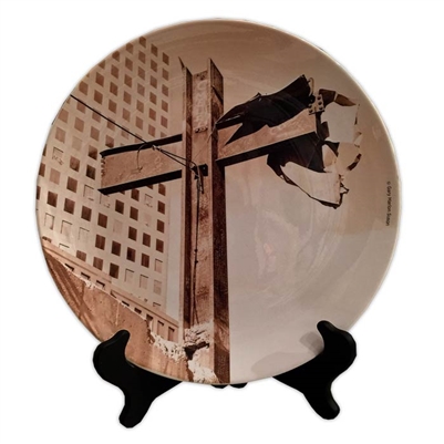World Trade Center Cross Porcelain Plate