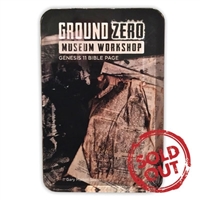 Ground Zero Bible Page Acrylic Magnet