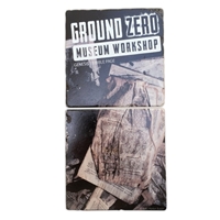 The Ground Zero Bible Page Marble Coaster Set