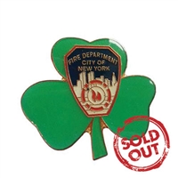 FDNY Badge Cloverleaf Pin