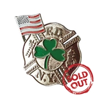 FDNY Cloverleaf Shield Pin