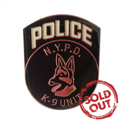 NYPD K-9 Unit Badge Pin