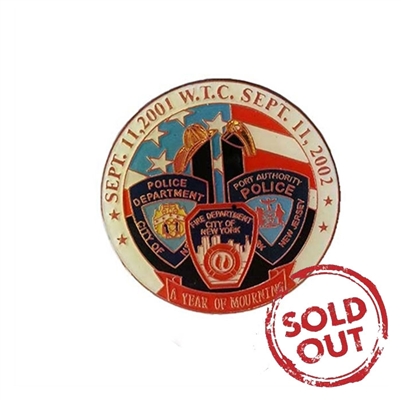 World Trade Center - A Year of Mourning Pin