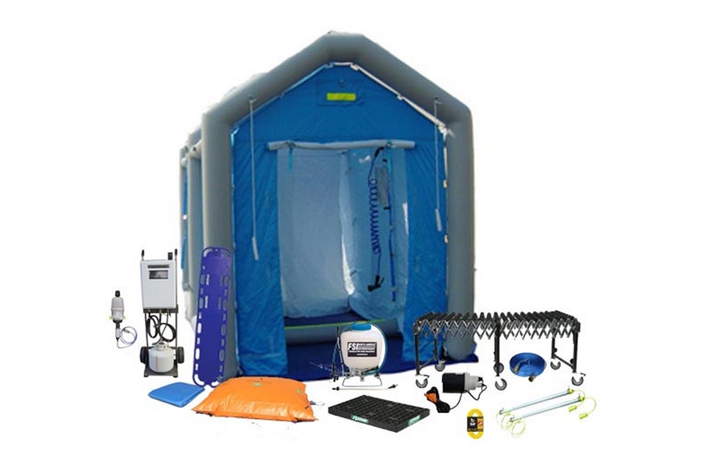 DAT2525S-SYS - MASS CASUALTY DECON SHOWER SYSTEM PACKAGE - SINGLE LINE