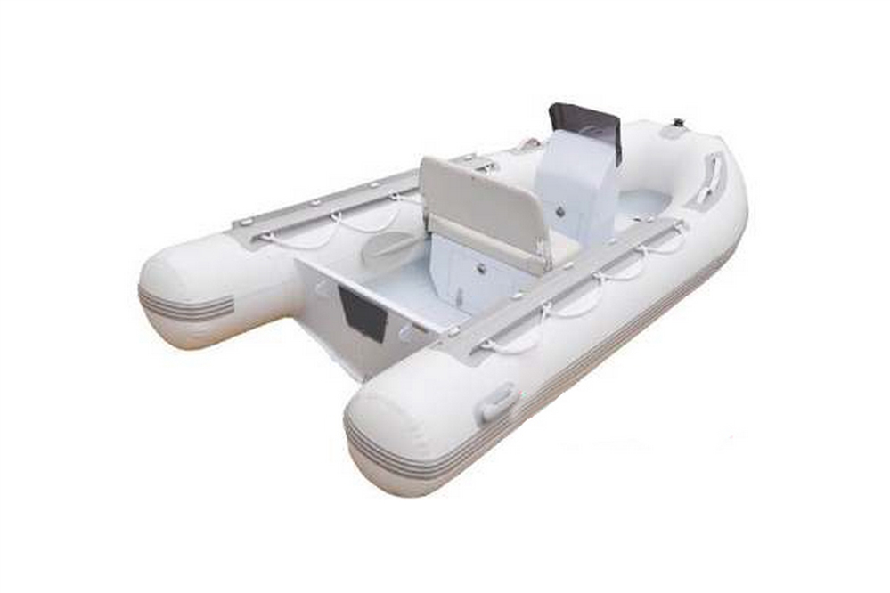 F-ALA-LX380 - ALUMINUM HULL TRANSOM STYLE RESCUE BOAT - 12.5'