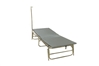 F-EM-50019-100 - PREMIUM PORTABLE FIELD HOSPITAL BED / COT WITH FR MATTRESS & IV POLE