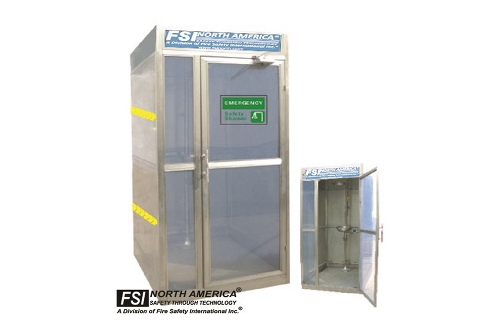 F-SL-602 - STAINLESS STEEL POLAR SHOWER BOOTH