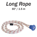 LONG ROPE | 60" in / 1.5 m | Users over 6' ft / 1.82 m | Replace Yearly With Heavy Use