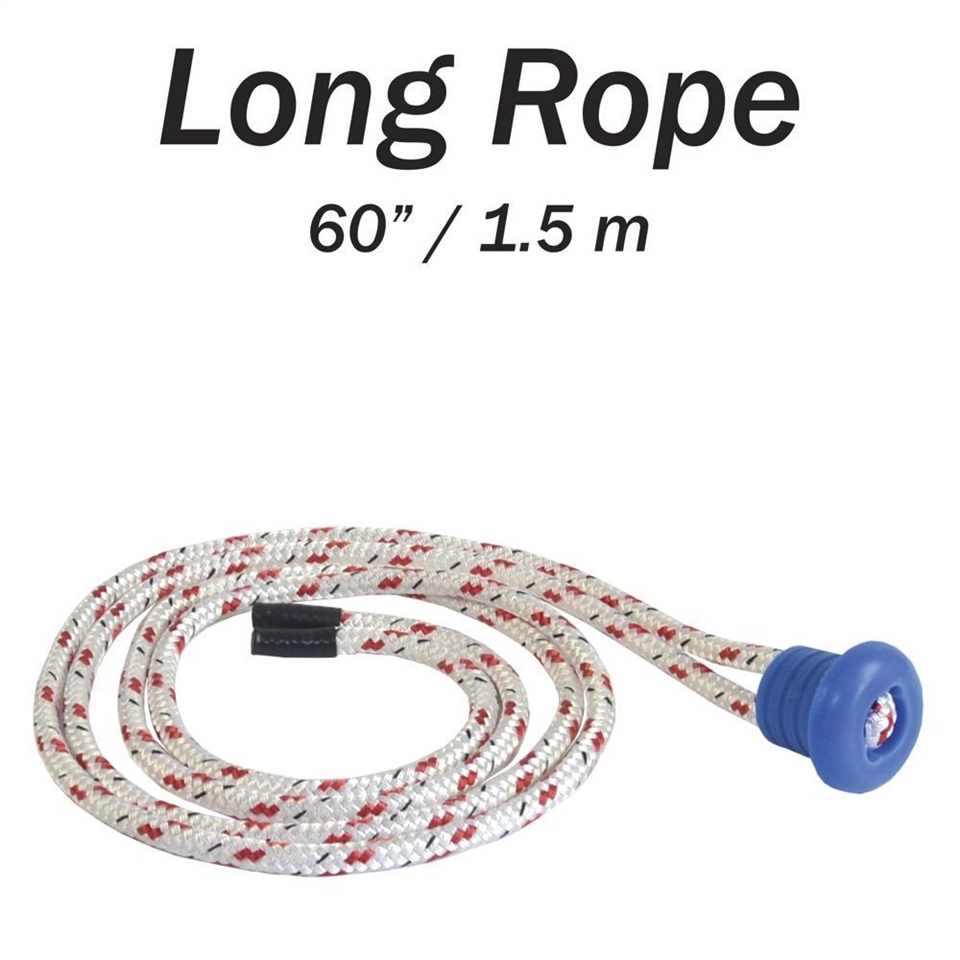 Rope and Urethane Plug Replacement for your Power Rope Ball- Long Length