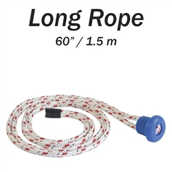 LONG ROPE | 60" in / 1.5 m | Users over 6' ft / 1.82 m | Replace Yearly With Heavy Use