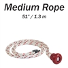 MEDIUM ROPE | 51" in / 1.3 m | Users 5'4" ft / 1.65 m to 6' ft / 1.82 m | Replace Yearly With Heavy Use