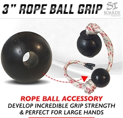 Si Boards 3 inch power rope ball grip