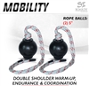 MOBILITY | (2) 5" Rope Balls | Double Shoulder Warm-Up & Endurance