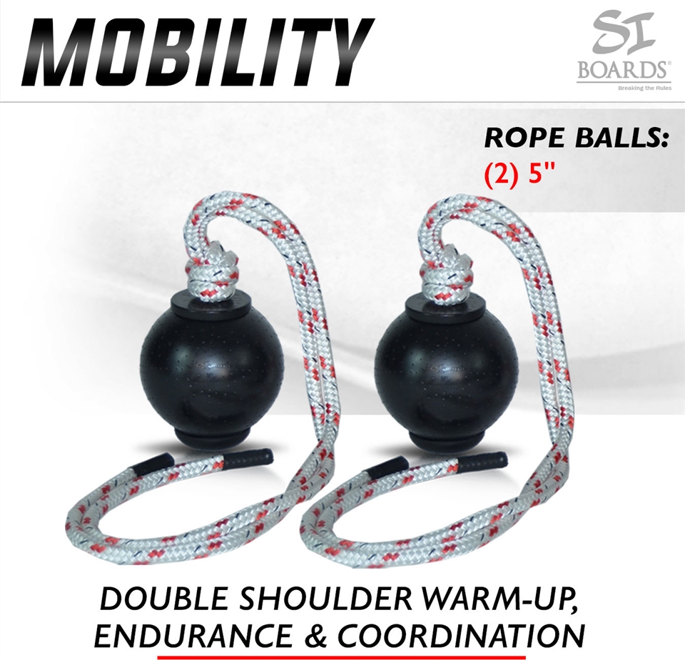 Light Power Rope Ball Size for One Hand Moves, Shoulder Strength and  Beginners to Rotation Training.