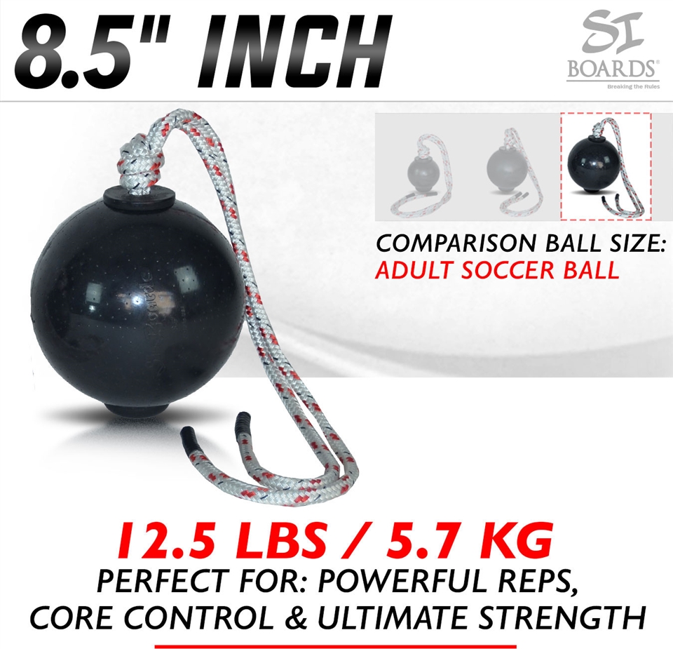 Powerhouse Strength Rope Ball for Strong Athletes with Great Core Strength