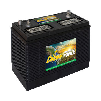 Crown 12CRP130 130Ah 12VDC Deep Cycle Flooded Lead Acid Battery