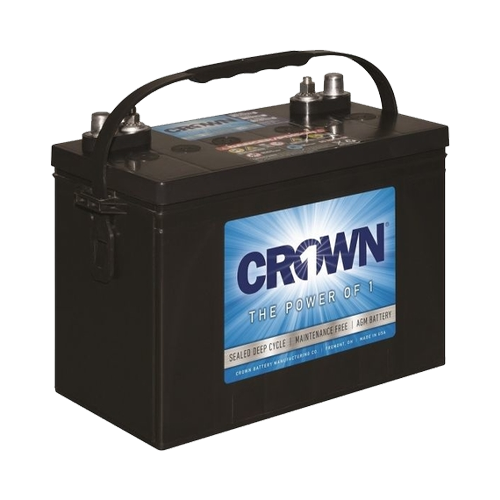 Crown 12CRV100 100Ah 12VDC Maintenance Free AGM Battery