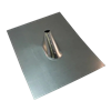 SnapNrack 131-01213 18x18x4-inch Straight Cone For HD Base Standoff Flashing w/ Galvanized Finish