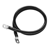 Solarflexion 20.0006-BB-5-16-STOCK 6ft Black 2/0 AWG Battery Cable w/ 5-16-inch Ring Terminal On Both Ends