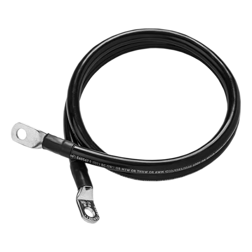 Solarflexion 20.0006-BB-5-16-STOCK 6ft Black 2/0 AWG Battery Cable w/ 5-16-inch Ring Terminal On Both Ends